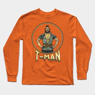 T-Man / Mr. T - Sketch Draw Long Sleeve T-Shirt
